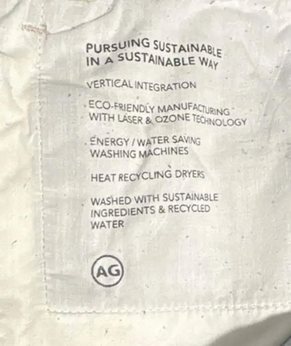 AG Jeans Adria Paneled Frayed Jeans